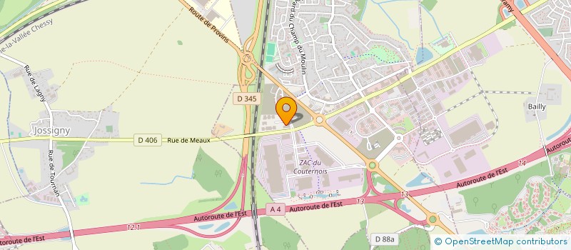 localisation de l'entreprise ANRASO WAGRAM  SERRIS