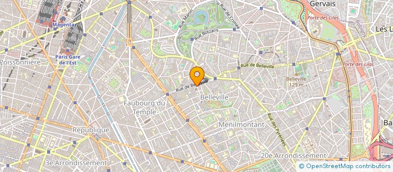 localisation de l'entreprise ANREL  PARIS