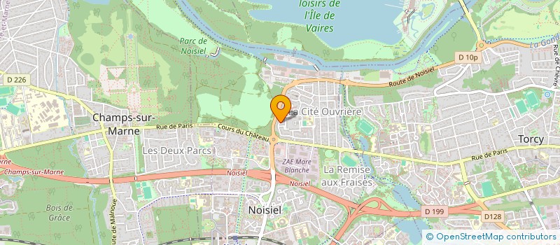 localisation de l'entreprise ANREVA  NOISIEL