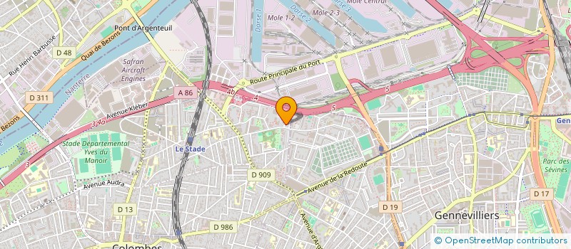 localisation de l'entreprise ANRIAS TRANSPORTS à COLOMBES