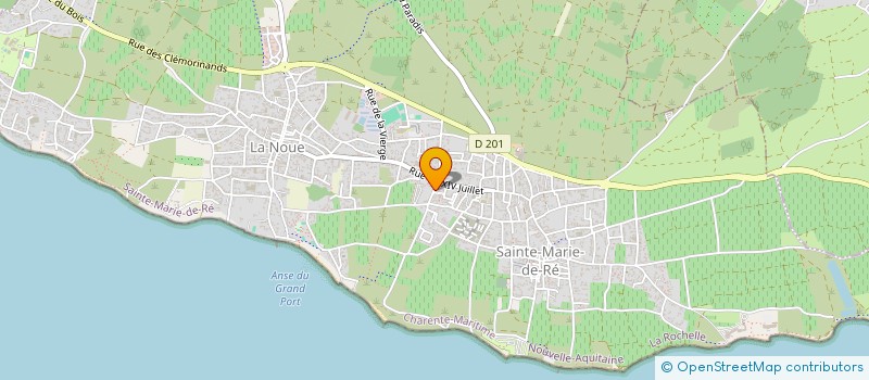 localisation de l'entreprise ANROGUIX  SAINTE-MARIE-DE-RE