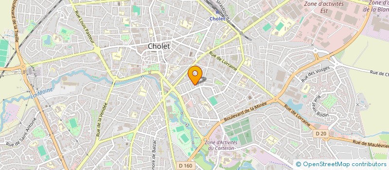 localisation de l'entreprise ANROLD DIFFUSION  CHOLET