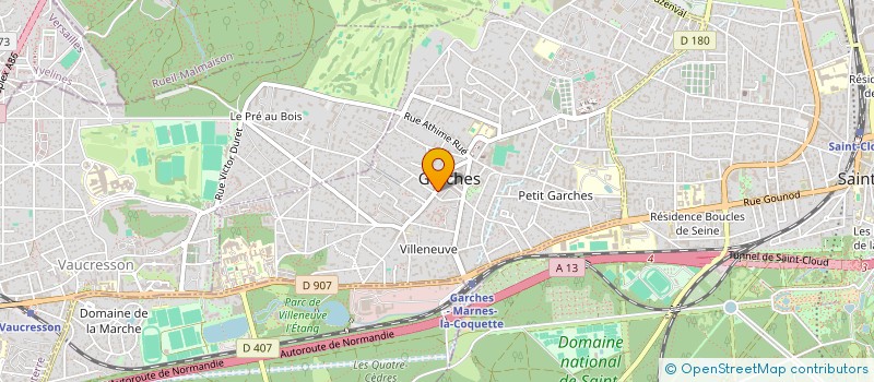 localisation de l'entreprise ANROMEL  GARCHES