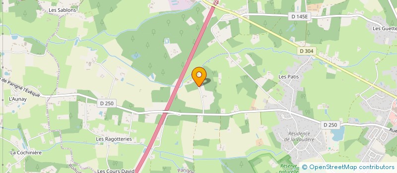 localisation de l'entreprise ANROPA  PARIGNE-L'EVEQUE