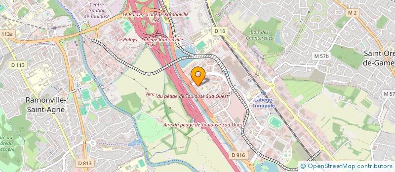 localisation de l'entreprise ANROX  LABEGE