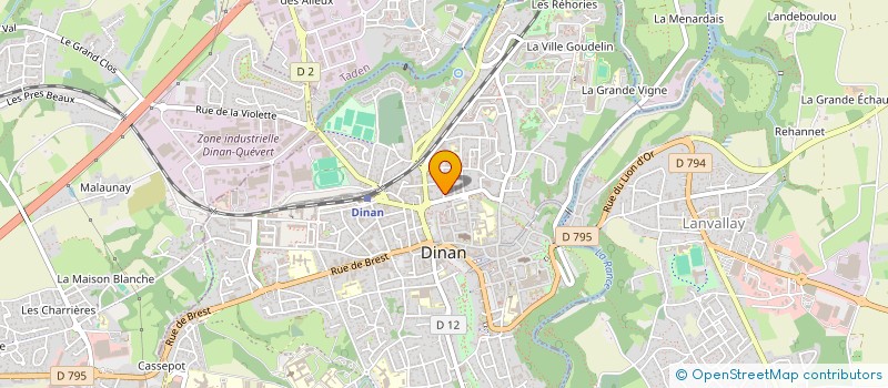 localisation de l'entreprise ANS 22 à DINAN