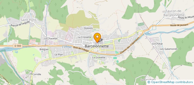 localisation de l'entreprise ANS à BARCELONNETTE