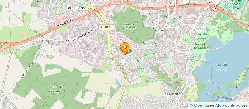 localisation de l'entreprise ANS BTP  ANGERS