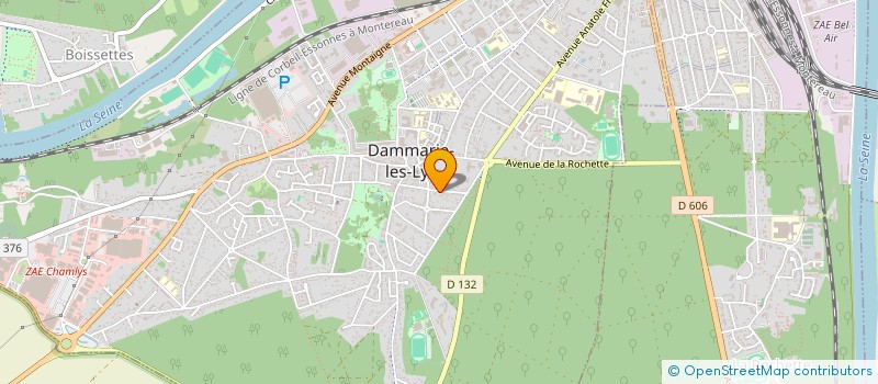 localisation de l'entreprise ANS CONSULTING à DAMMARIE-LES-LYS