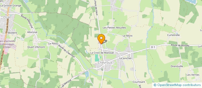 localisation de l'entreprise ANS IMMO  CHEVROUX