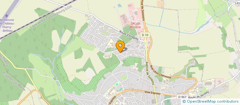 localisation de l'entreprise ANS'SEMBLE  CHATEAU-THIERRY