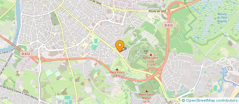 localisation de l'entreprise ANSA  AGDE