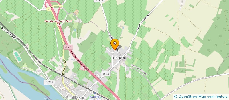 localisation de l'entreprise ANSA à POUILLY-SUR-LOIRE
