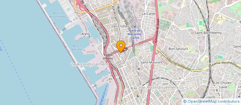 localisation de l'entreprise ANSA à MARSEILLE