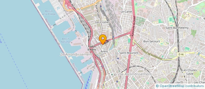 localisation de l'entreprise ANSA INVEST à MARSEILLE