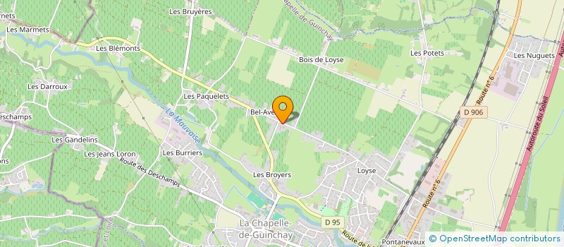 localisation de l'entreprise ANSALDI CYRIL à LA CHAPELLE-DE-GUINCHAY