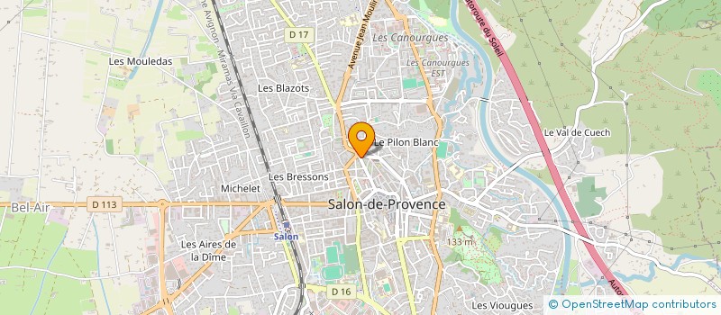 localisation de l'entreprise ANSALDI-VERGARA  SALON-DE-PROVENCE