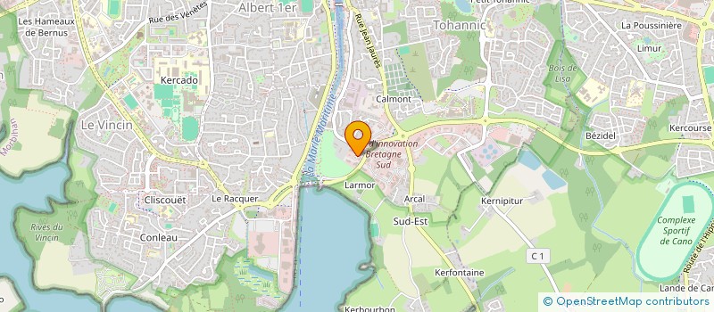 localisation de l'entreprise ANSAMBLE à VANNES