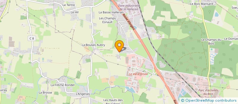 localisation de l'entreprise ANSANE  VERN-SUR-SEICHE