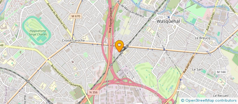 localisation de l'entreprise ANSAR DATA à WASQUEHAL