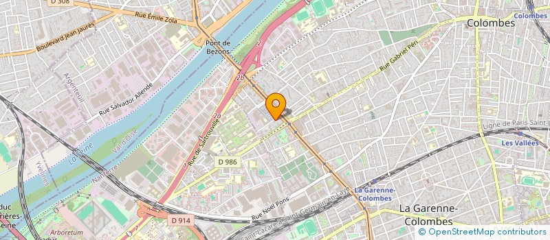 localisation de l'entreprise ANSAR-E à COLOMBES