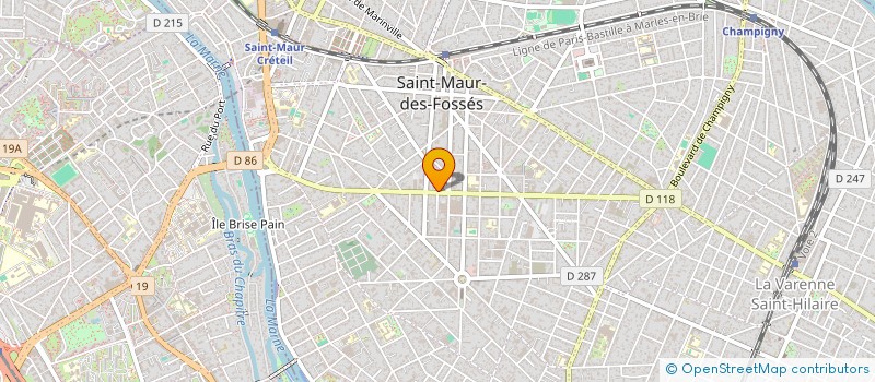 localisation de l'entreprise ANSAR SOLIDARITE  SAINT-MAUR-DES-FOSSES