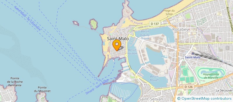 localisation de l'entreprise ANSATA à SAINT-MALO