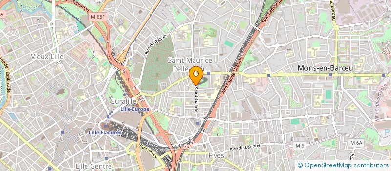 localisation de l'entreprise ANSCUTTER-ROHART à LILLE