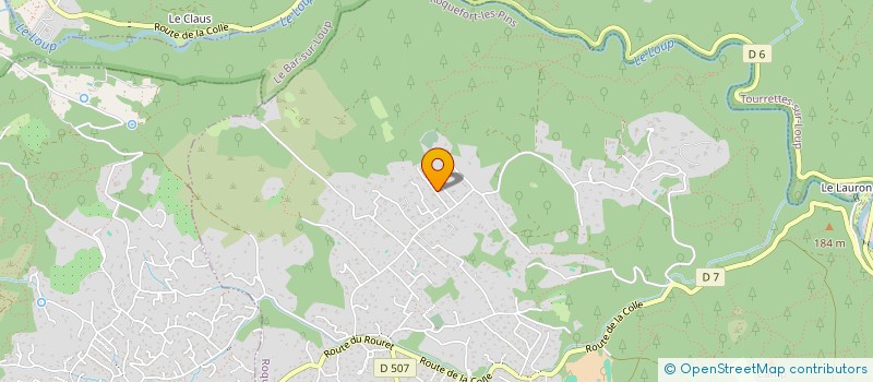 localisation de l'entreprise ANSD INTERNATIONAL  ROQUEFORT-LES-PINS