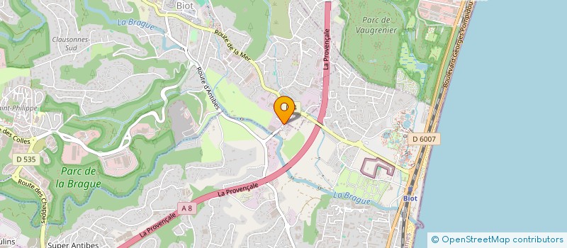 localisation de l'entreprise ANSE  BIOT