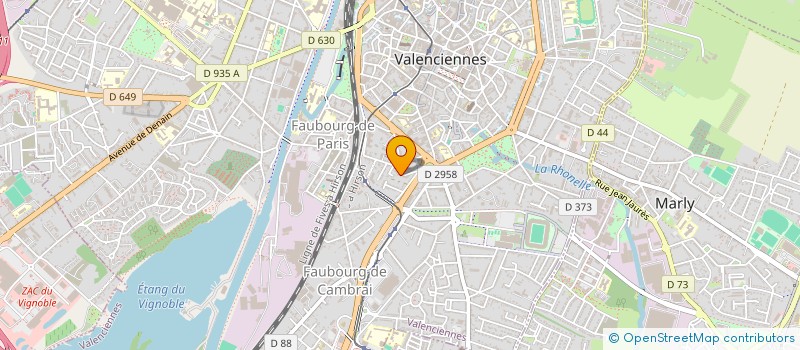localisation de l'entreprise ANSE A LA BARQUE à VALENCIENNES