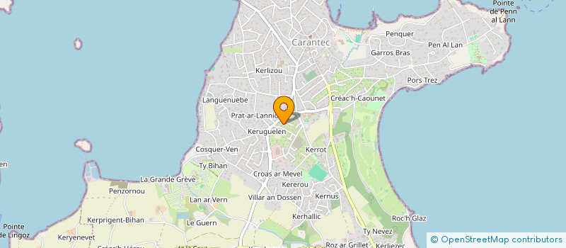 localisation de l'entreprise ANSE BARADOZ  CARANTEC