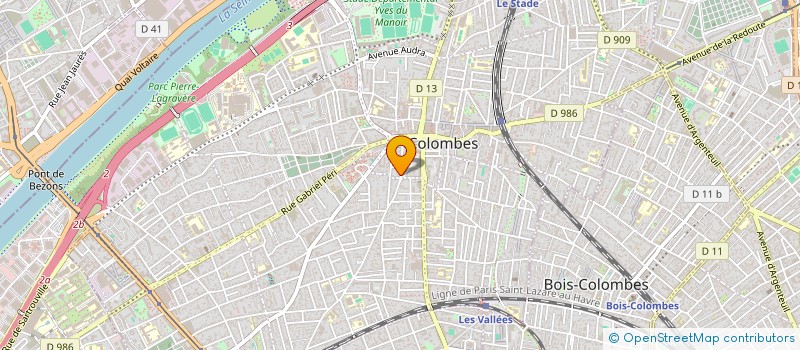 localisation de l'entreprise ANSE BONNEVILLE à COLOMBES