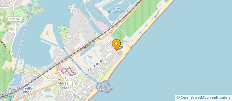localisation de l'entreprise ANSE COCO à MARSEILLAN