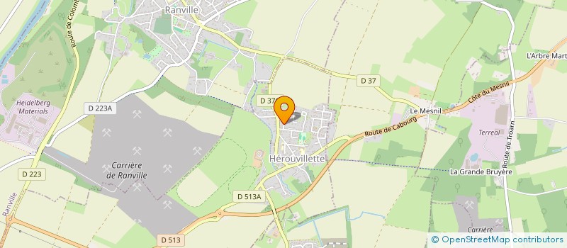 localisation de l'entreprise ANSE IMMO  HEROUVILLETTE