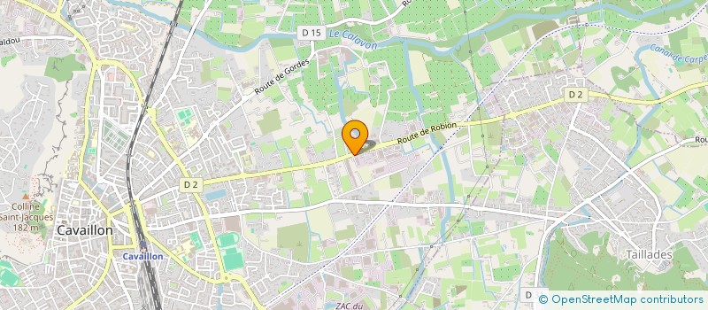 localisation de l'entreprise ANSE KERLAN  CAVAILLON