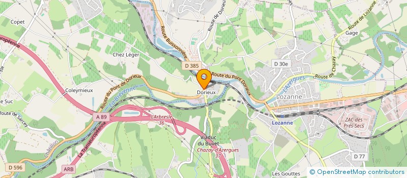 localisation de l'entreprise ANSE MATERIEL TRAVAUX PUBLICS à CHATILLON