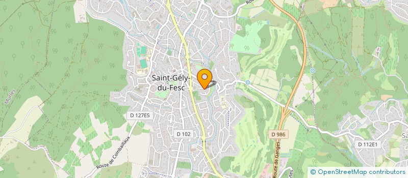 localisation de l'entreprise ANSEARCH SAS  SAINT-GELY-DU-FESC