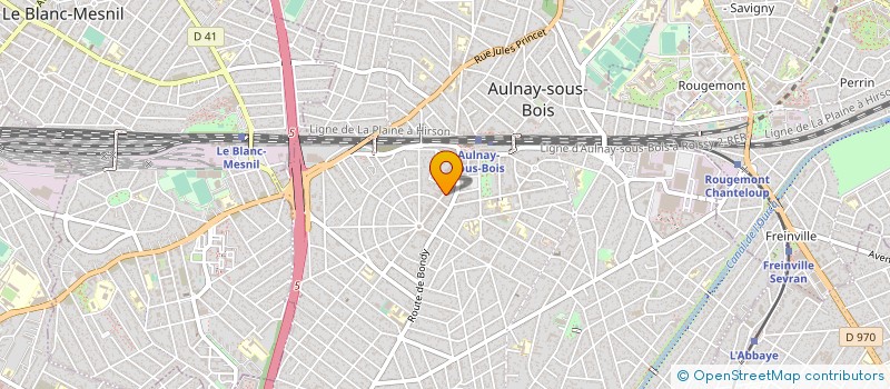 localisation de l'entreprise ANSEL à AULNAY-SOUS-BOIS