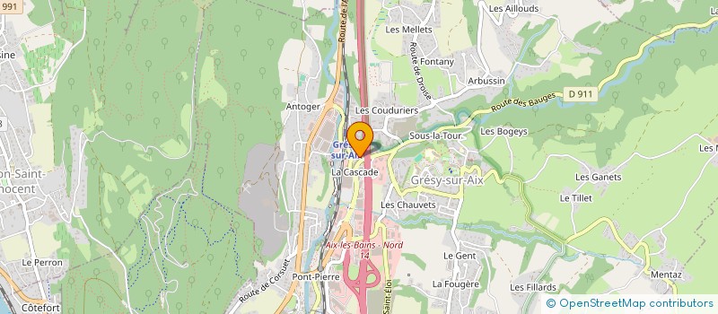 localisation de l'entreprise ANSEL-DREXLER  GRESY-SUR-AIX