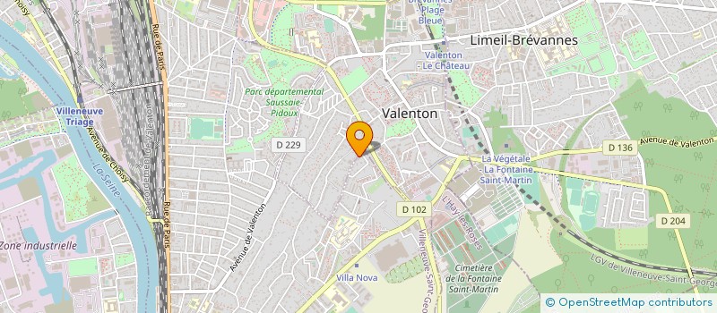 localisation de l'entreprise ANSELEC à VALENTON
