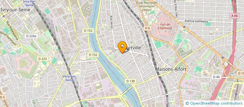 localisation de l'entreprise ANSELIN LOUIS à ALFORTVILLE