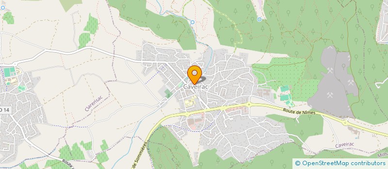 localisation de l'entreprise ANSELME FRANK  CAVEIRAC