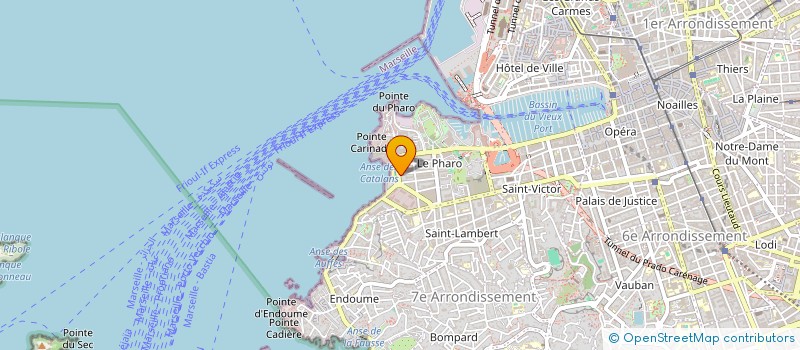 localisation de l'entreprise ANSELME IMMOBILIER à MARSEILLE