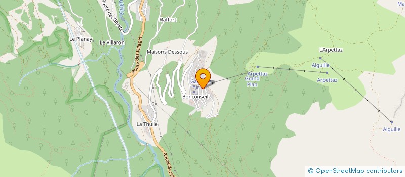 localisation de l'entreprise ANSELMETSKI à SAINTE-FOY-TARENTAISE