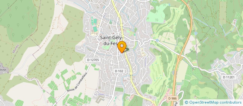 localisation de l'entreprise ANSELMETTI BURNIER à SAINT-GELY-DU-FESC