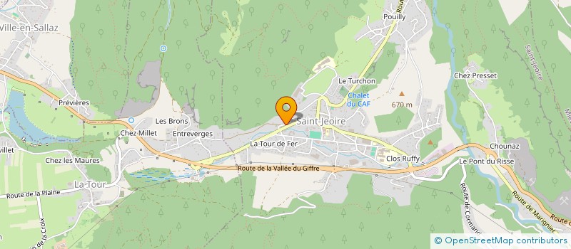 localisation de l'entreprise ANSELMO A ET BURNIER CLAUDE  SAINT-JEOIRE