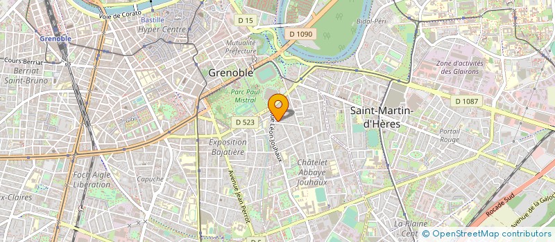 localisation de l'entreprise ANSELYA SERVICES à GRENOBLE