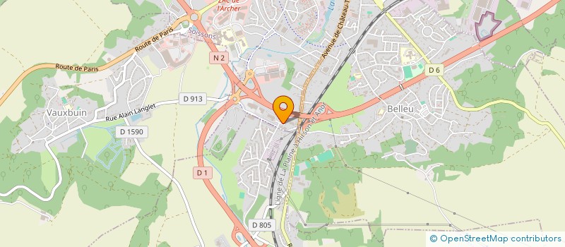 localisation de l'entreprise ANSEM NORD EST à SOISSONS