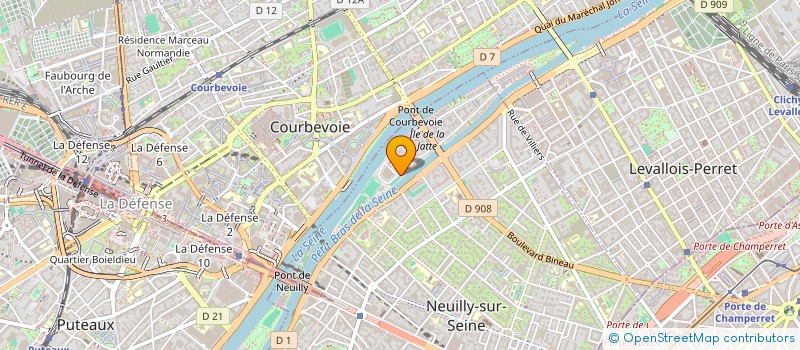 localisation de l'entreprise ANSEMA à NEUILLY-SUR-SEINE